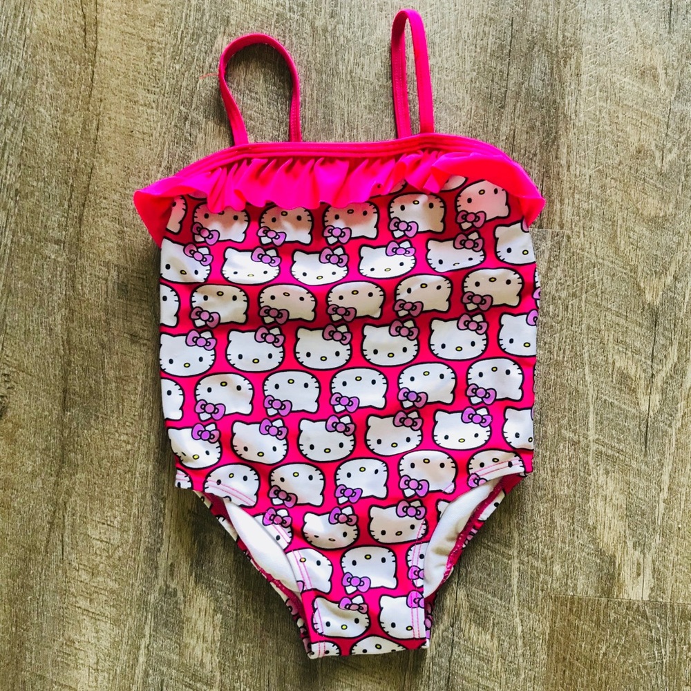 Girls Hello Kitty Swim Suit- Size 3T
